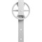 Ekena Millwork Premium Wagon Wheel Roller Hanger w/ Bolts for Barn Door for 2 1/4" Doors, Rocket White GB60015RWRW - alternate 3